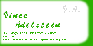 vince adelstein business card
